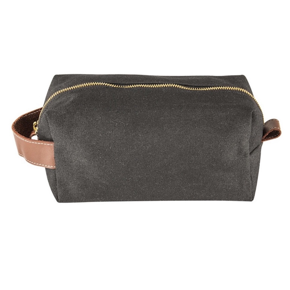 New toiletry/dopp bag for men 2 tone color